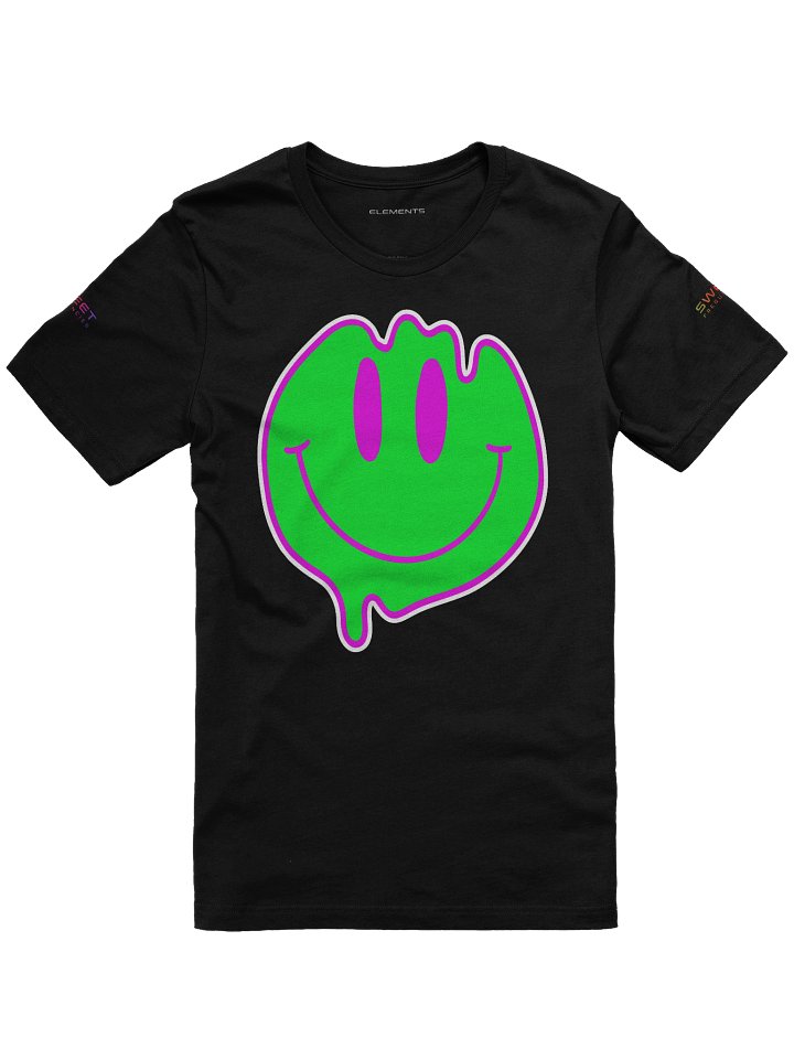 Neon Melt Smiley Soft Cotton Tee product image (1)
