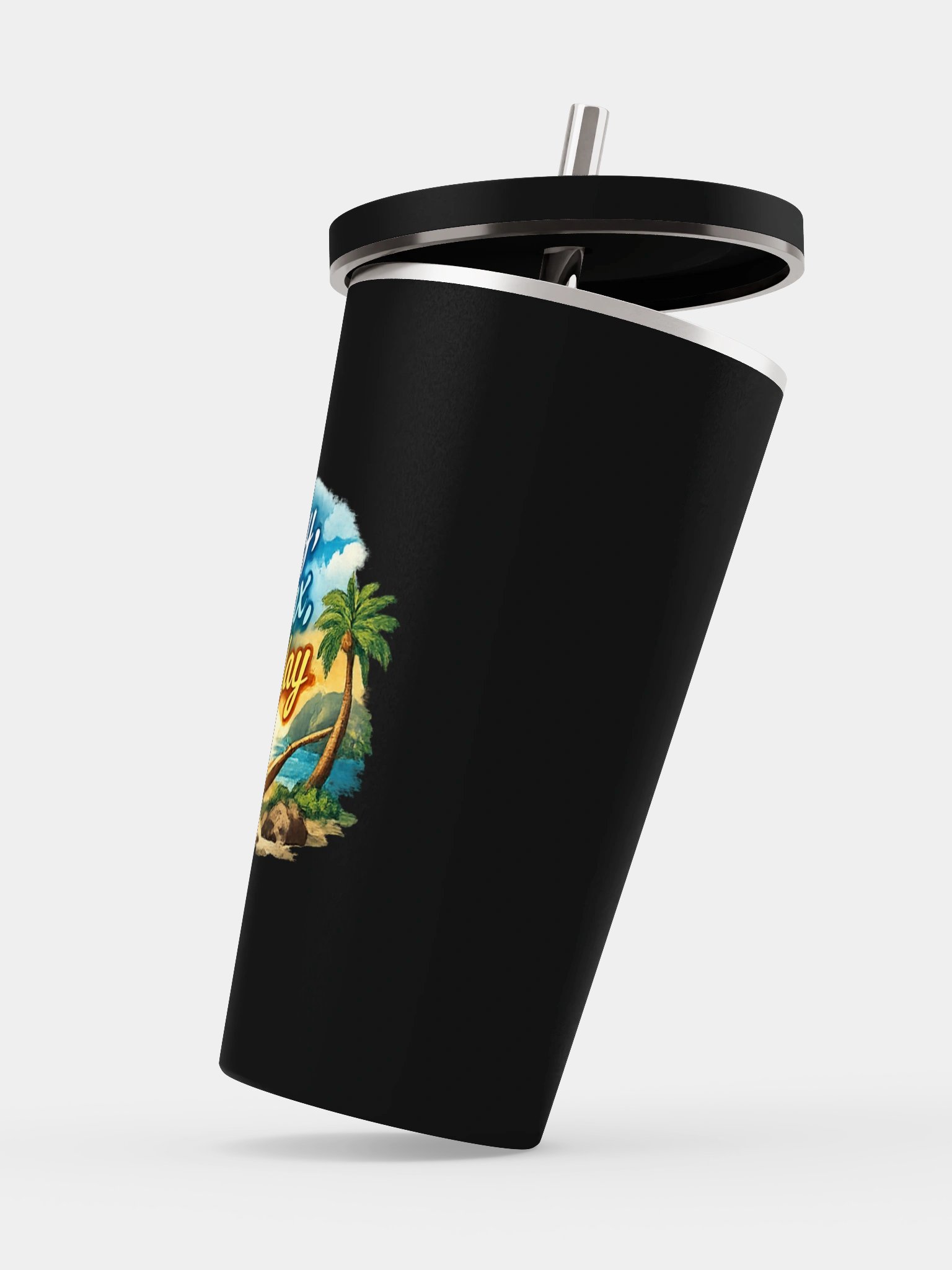 Pray, Relax & Play Insulated Tumbler with Straw product image (3)