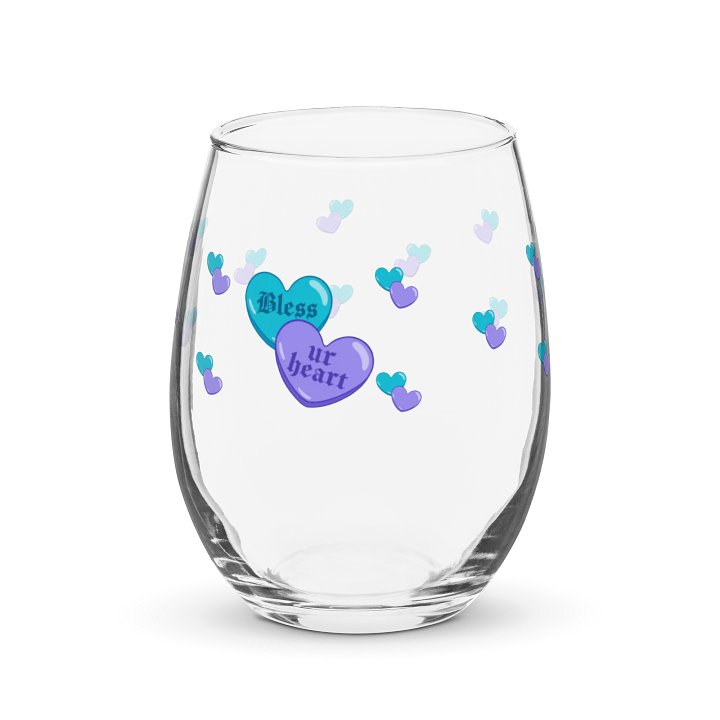 Bless Your Heart Stemless Wine Glass product image (1)