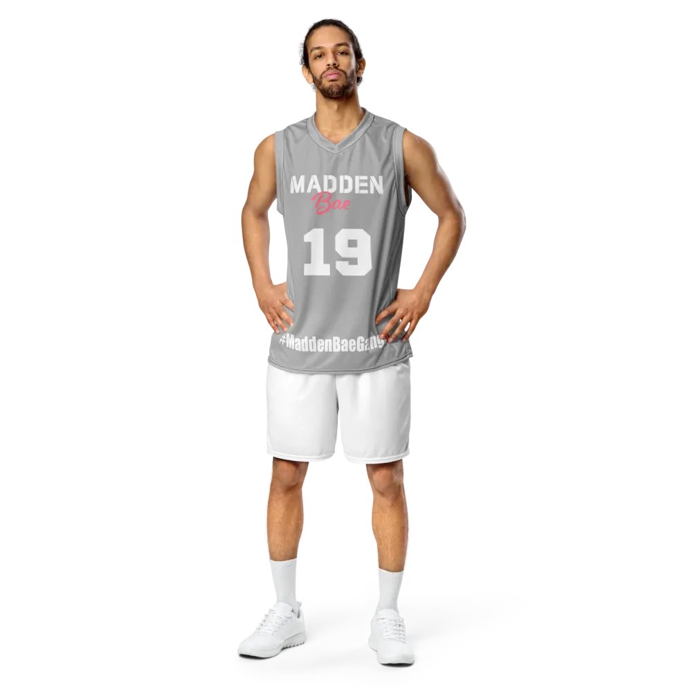 Madden Bae Jersey 👨‍🎨 (Gray + White Logo) product image (6)
