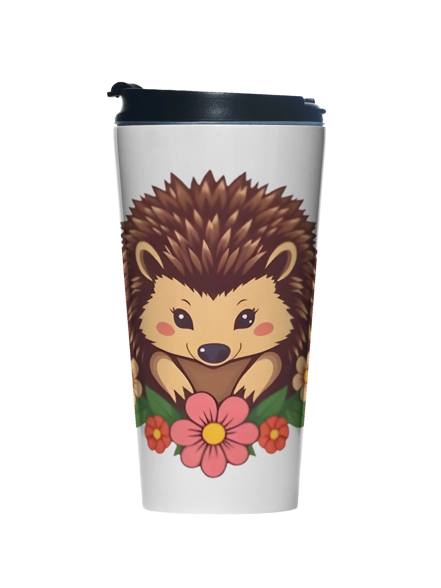 Floral Hedgehog Travel Mug product image (1)