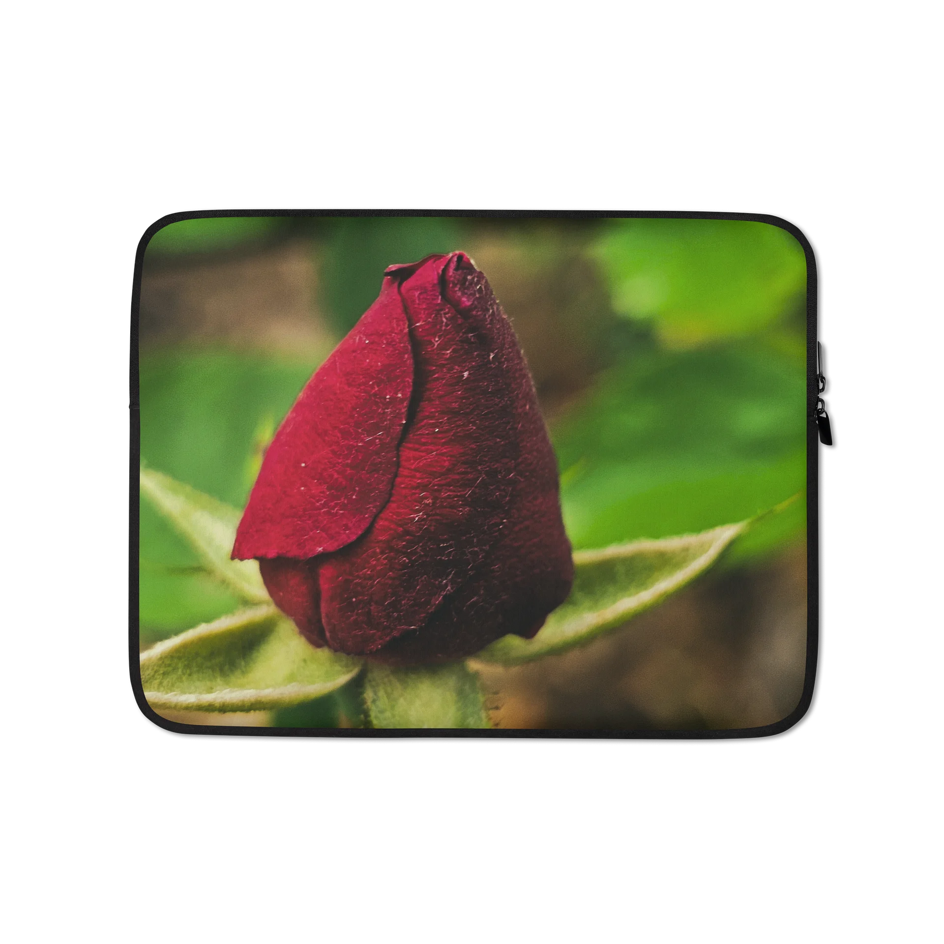 Red Rosebud Laptop Sleeve product image (1)