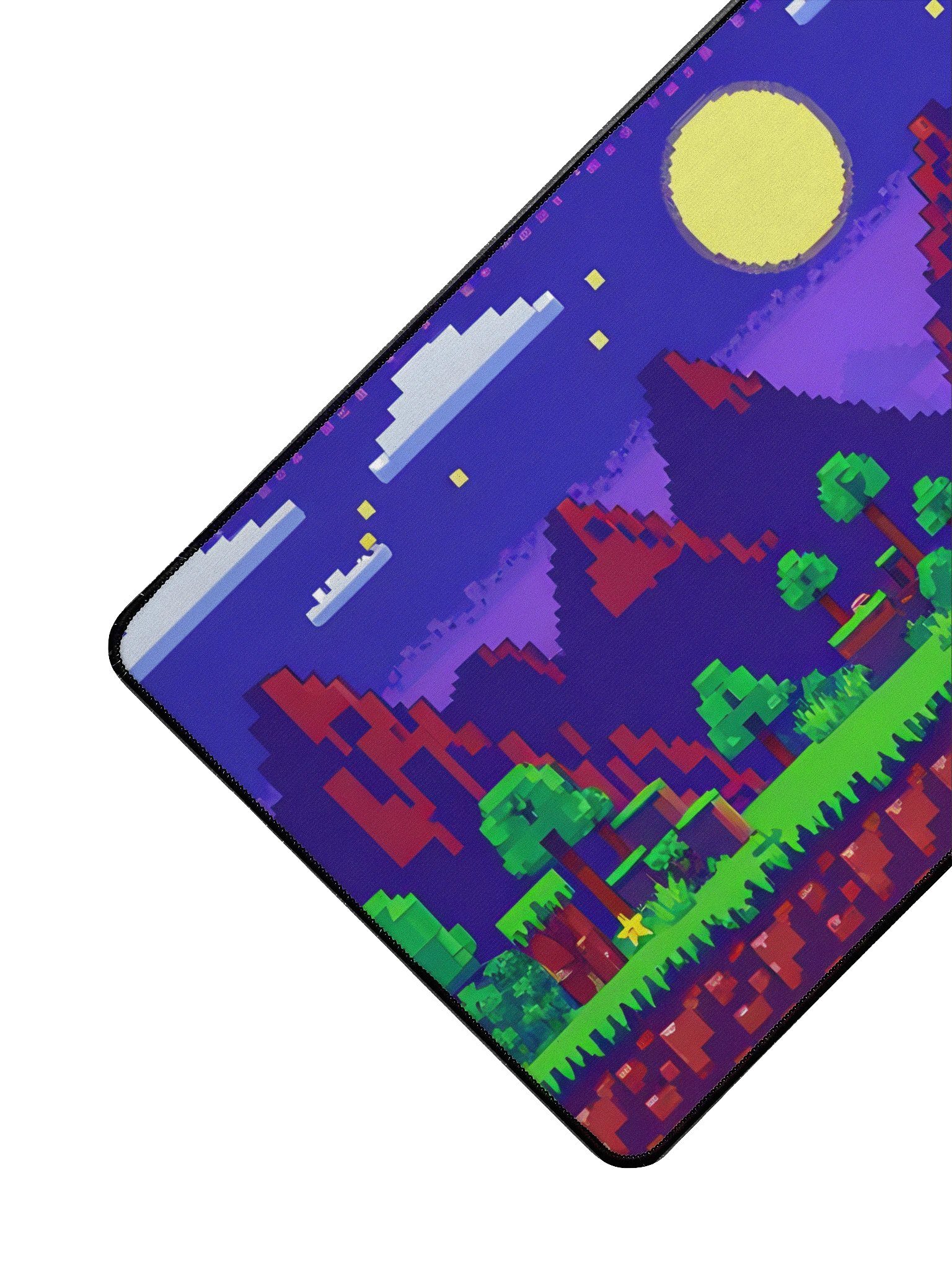 Minefort Pixel Nightscape Mousepad product image (3)