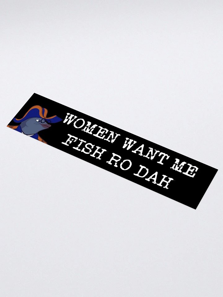 Oddly Specific Fish Bumper Sticker product image (1)