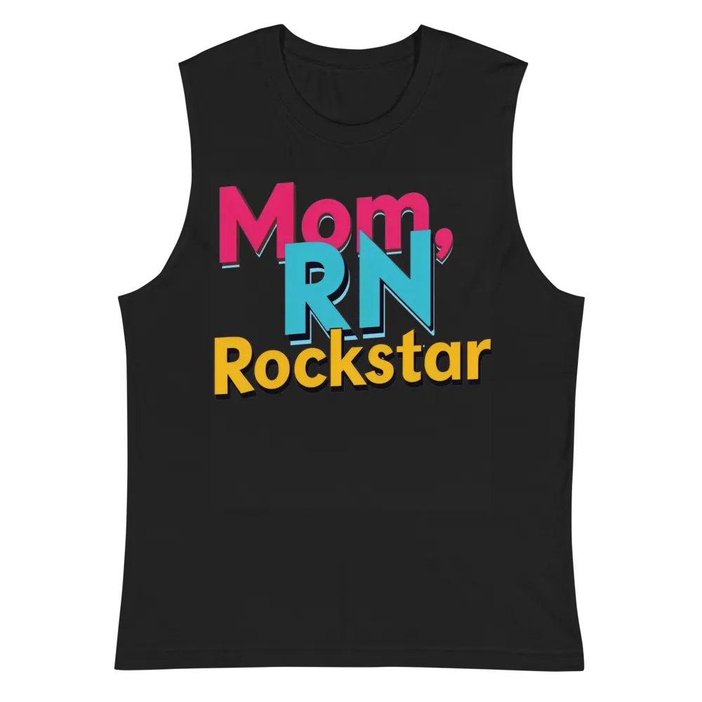 Mom, RN Rockstar Muscle Tank product image (3)