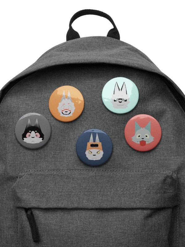 FACES | Face Pin Set 4 product image (1)