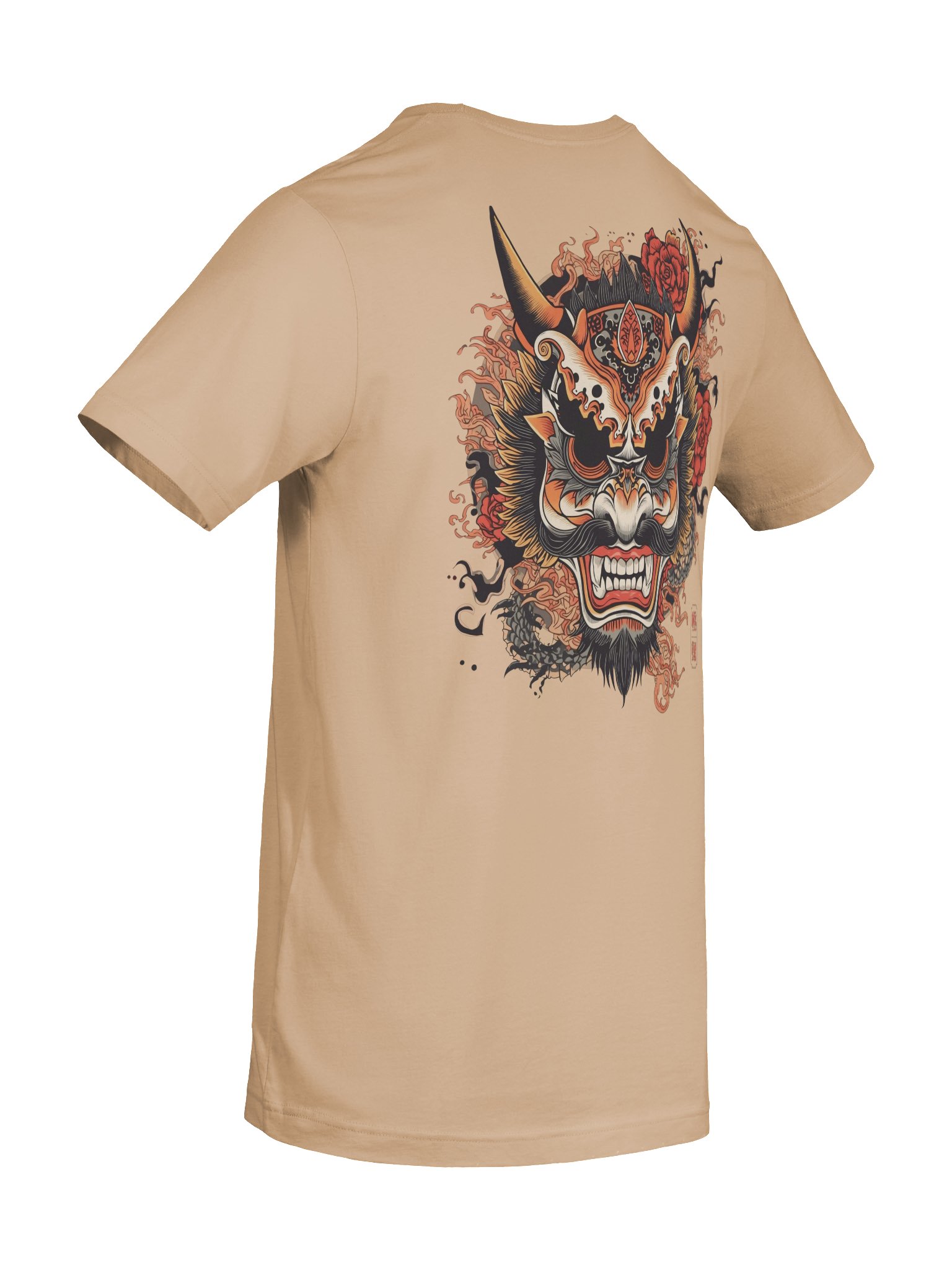 The Bold Oni Mask Streetwear T-Shirt product image (8)