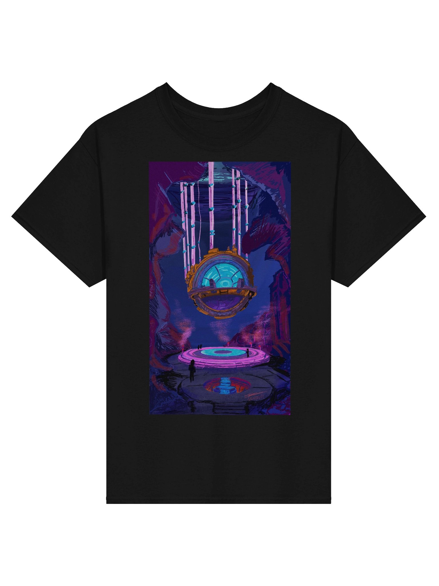 Clear But Complex - Harmonic Construct Tee product image (5)