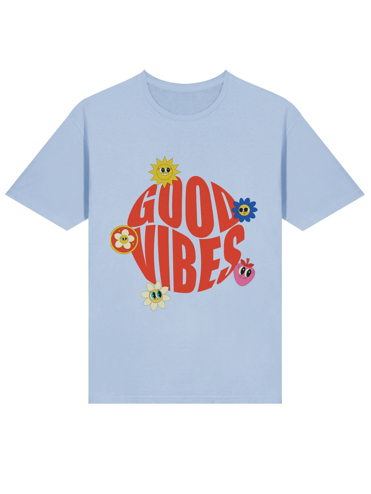 Good Vibes Cartoon T-Shirt product image (14)