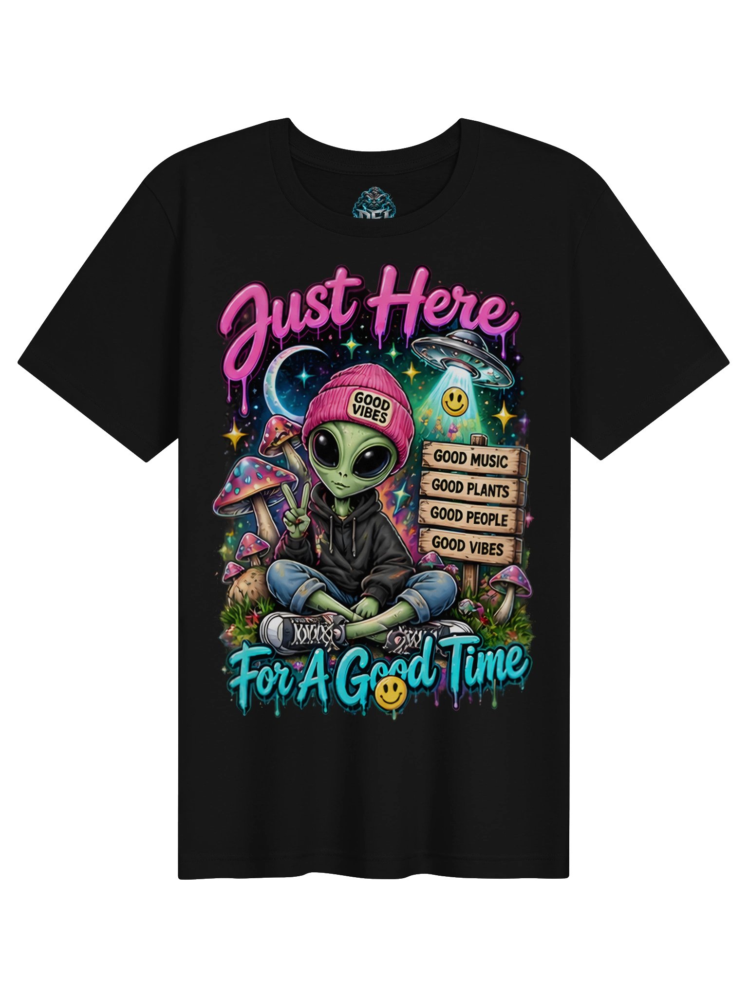 Just Here for a Good Time Tee product image (1)
