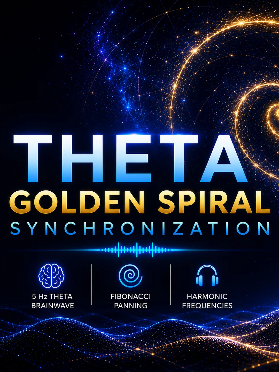 Theta Gold Spiral Synchronization product image (1)
