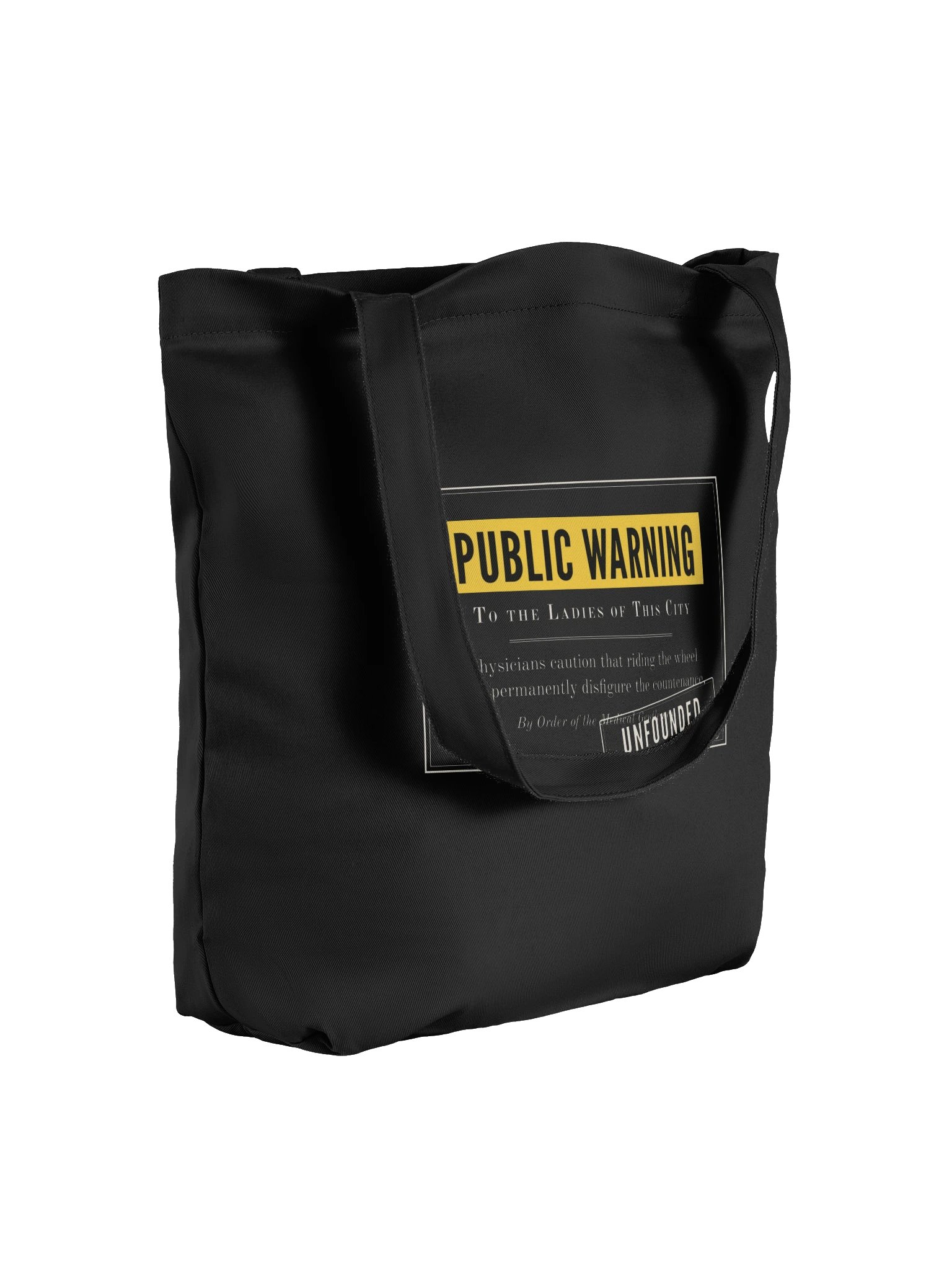 Public Warning Tote Bag product image (4)