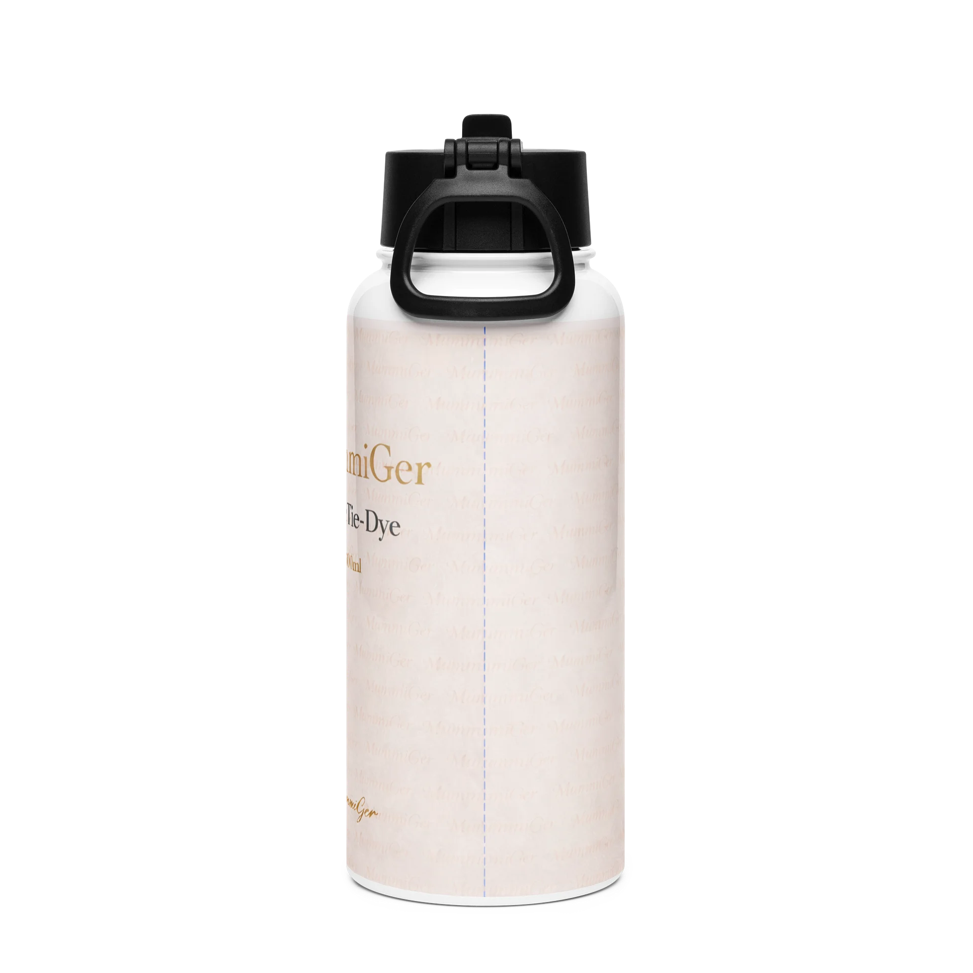 MummiGer Blue Tie-Dye Stainless Steel Water Bottle product image (2)