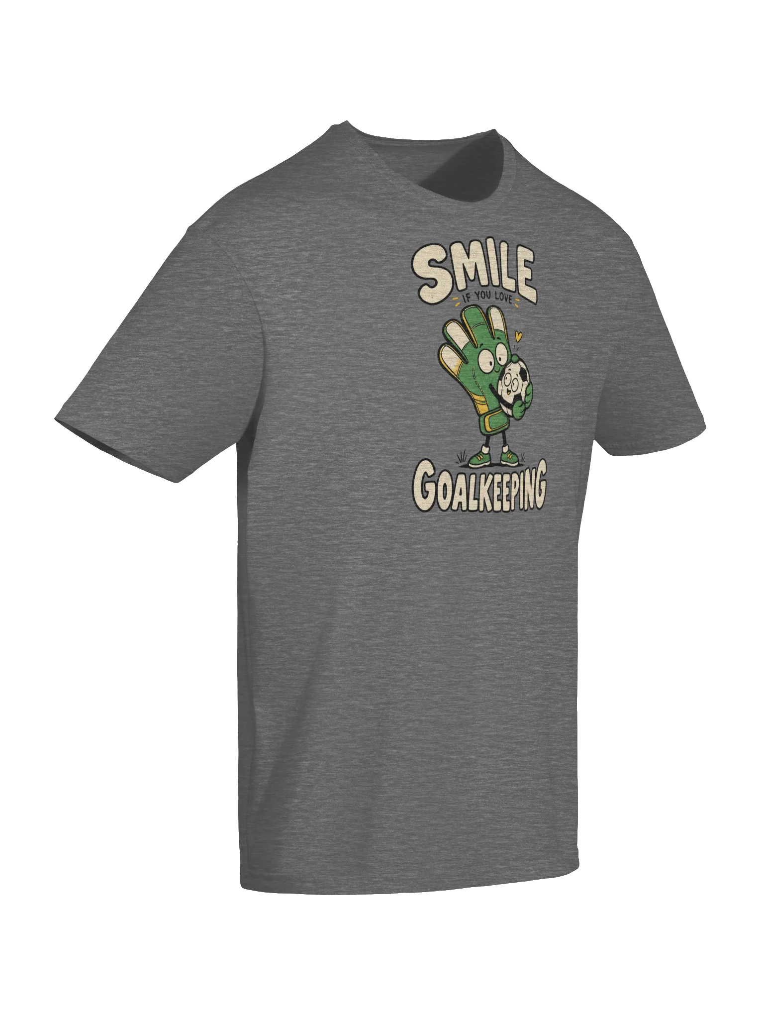 Smile If You Love Goalkeeping Soccer Tee product image (6)