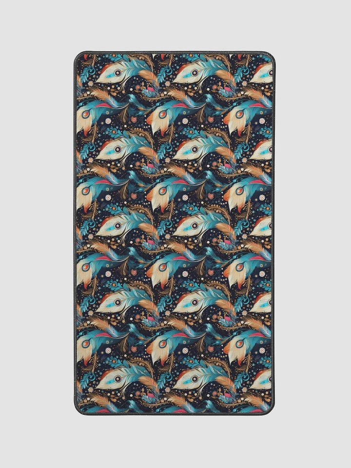 Ethereal Feathers Desk Mat-12" x 22" product image (1)