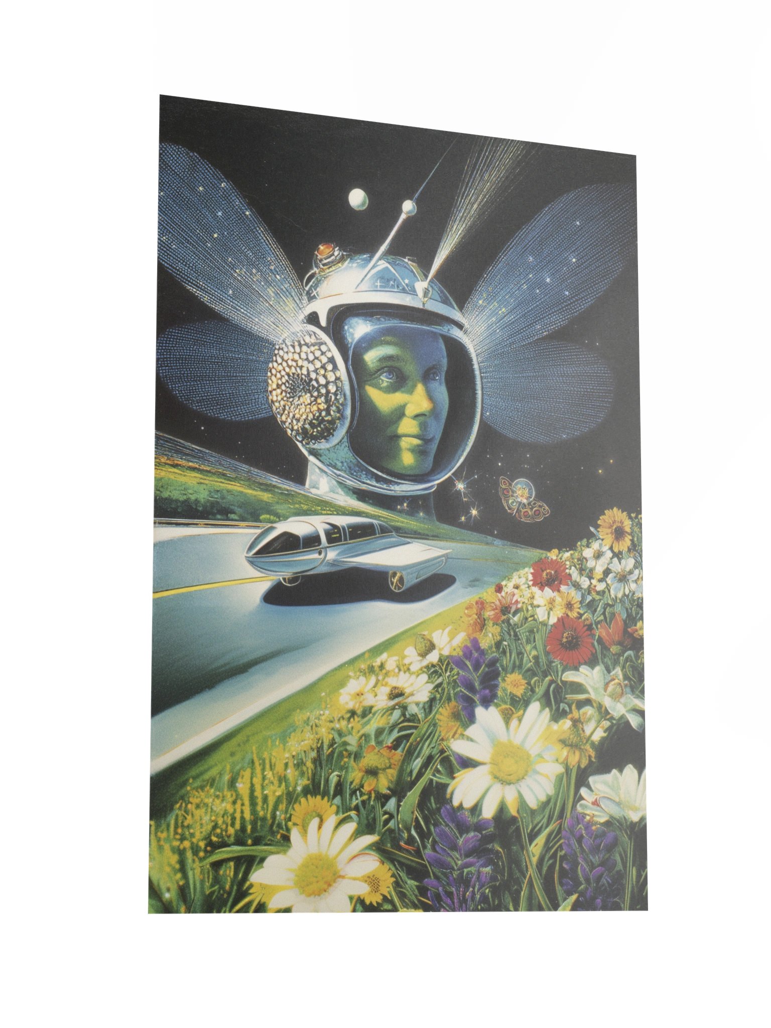 Vintage Space Garden Surrealism Sci‑Fi Poster product image (3)