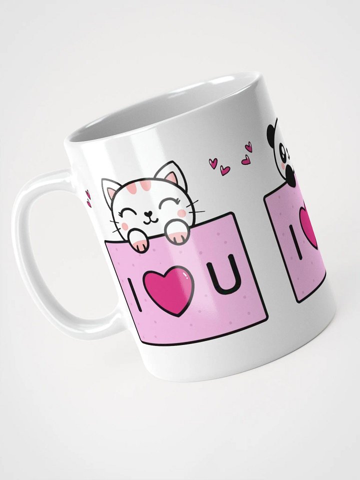 Animal Love White Glossy Coffee Mug product image (1)