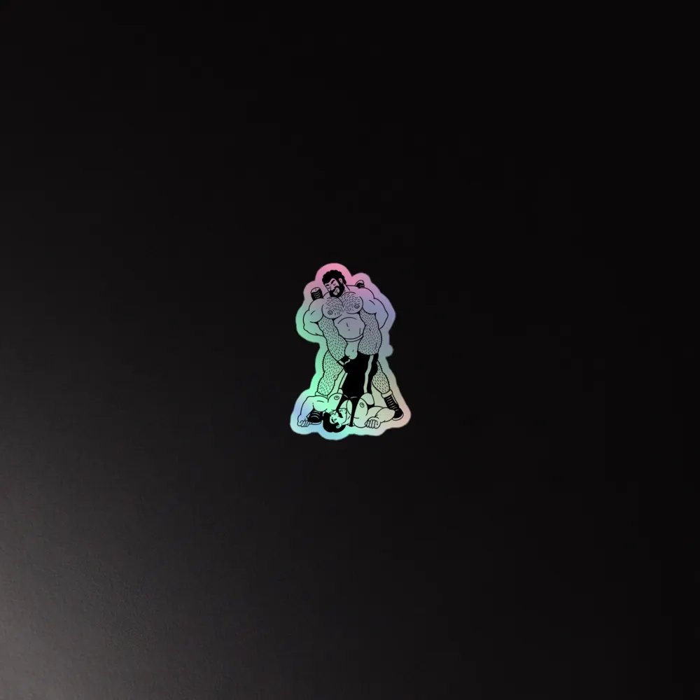 Wrasslin' Holo Sticker product image (3)