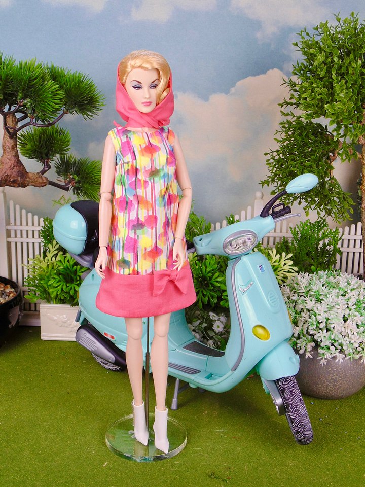 Mod Madge OOAK fashion for 12” fashion dolls product image (1)