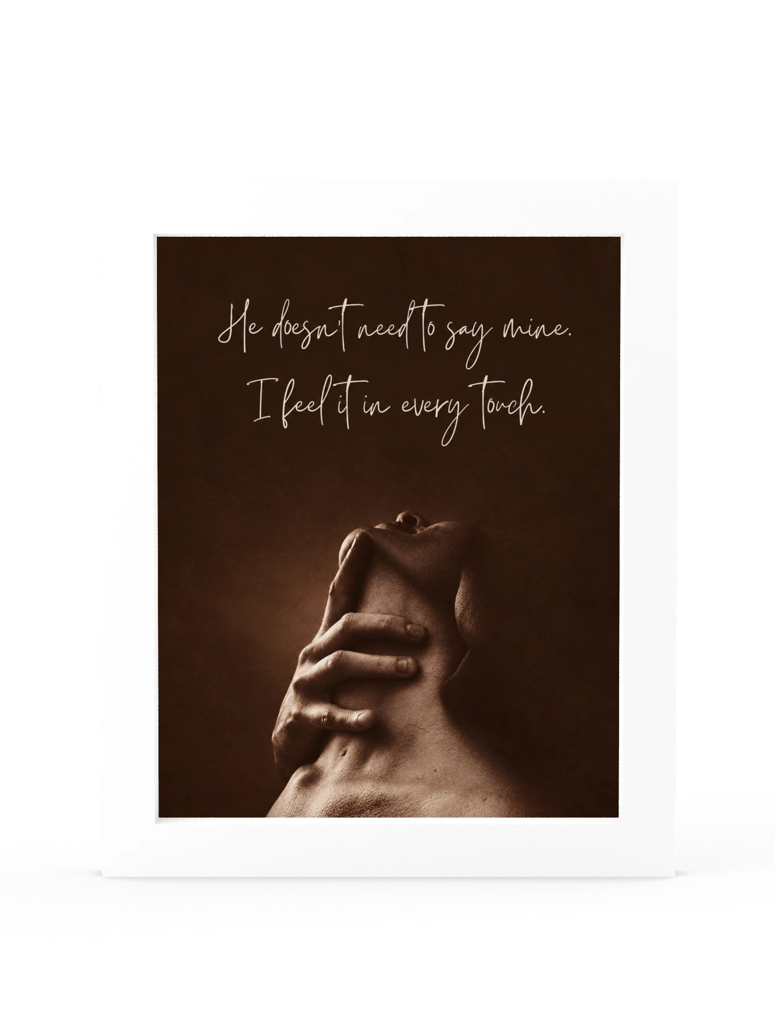 A Touch That Claims - Framed Poster product image (1)
