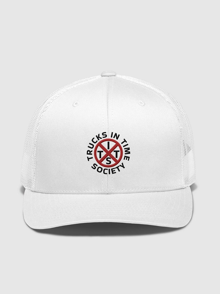 TITS CROSSROADS LOGO Trucker Hat White product image (1)