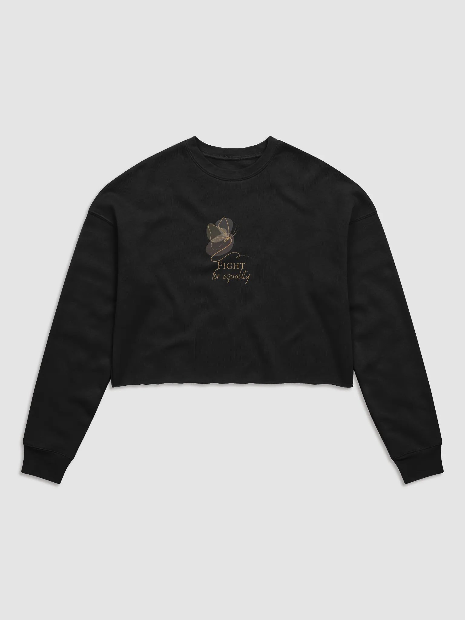 Women's Fleece Crop Sweatshirt BCFB0139 product image (5)