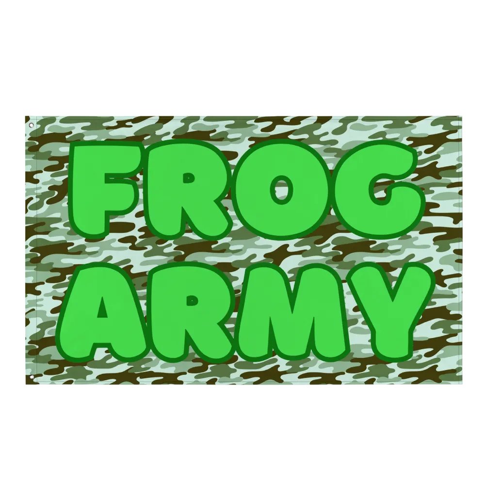 Frog Army Flag product image (1)