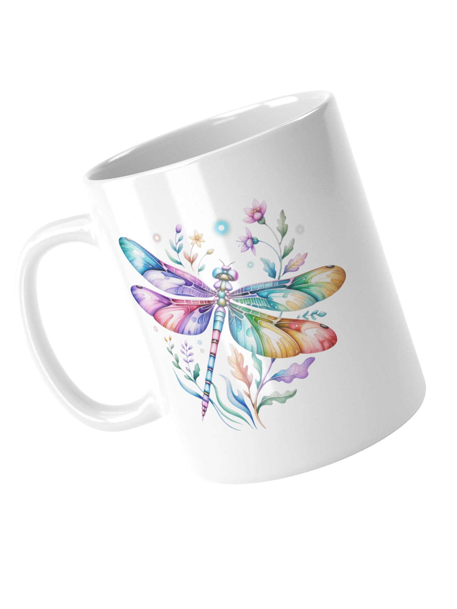 Rainbow Dragonfly Glow Coffee Mug product image (13)