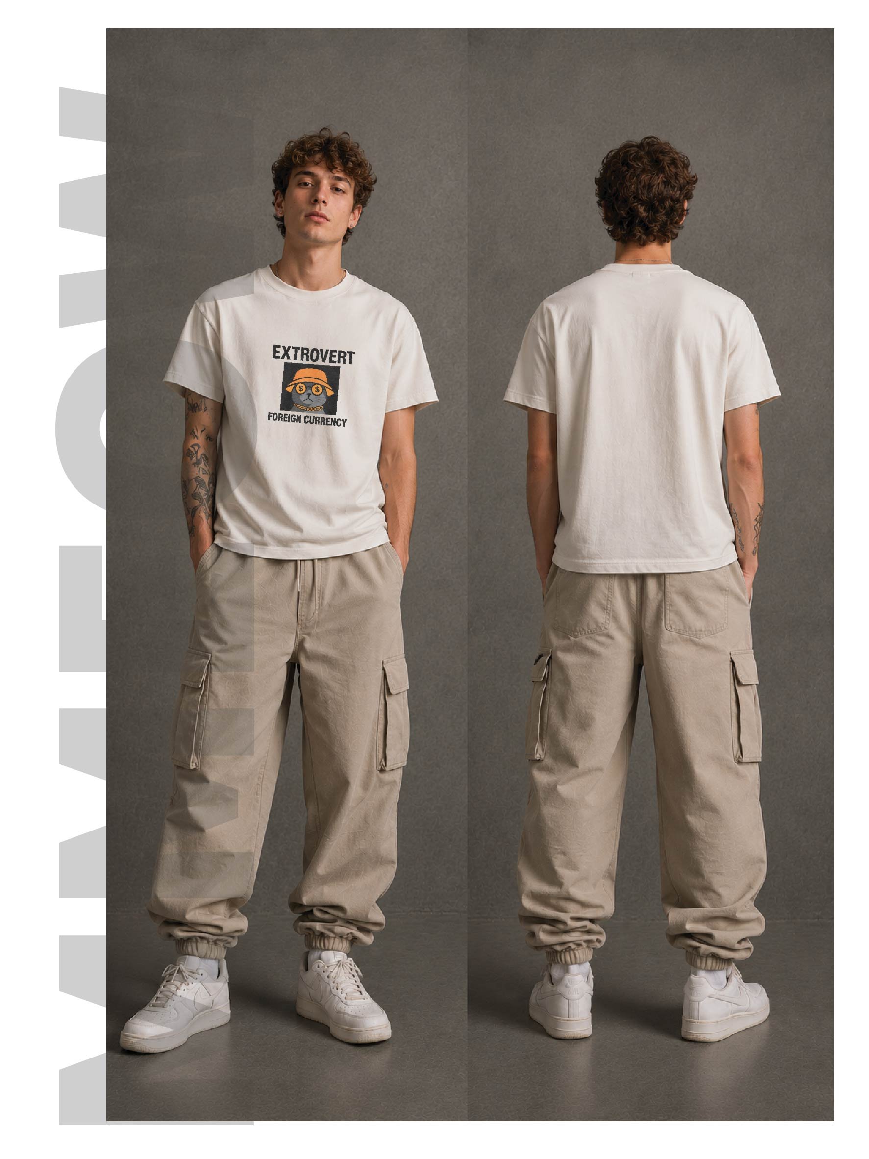 Extrovert T - SHIRT PRINTED product image (5)