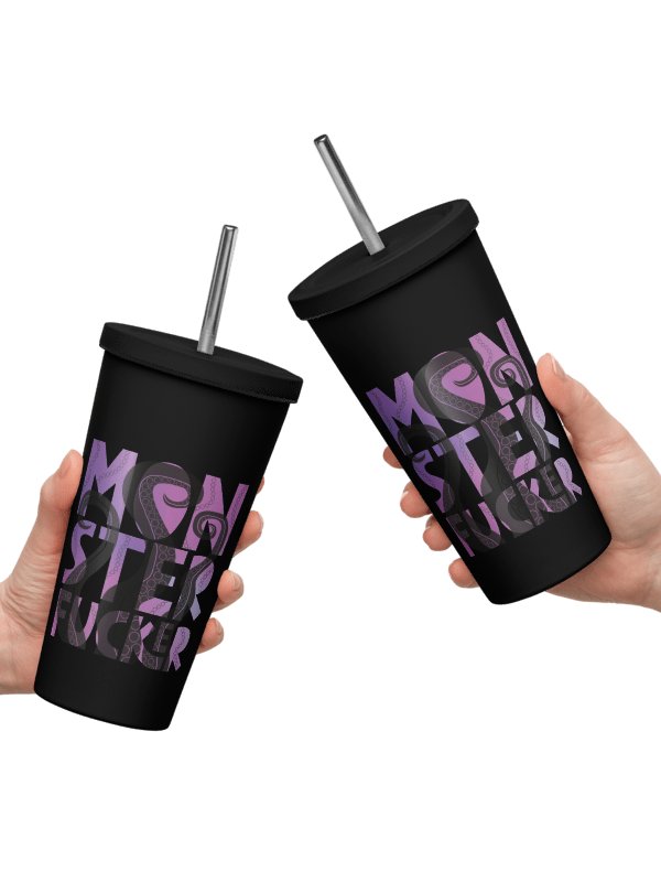 Monster F*cker Insulated Tumbler (Mauve) product image (3)