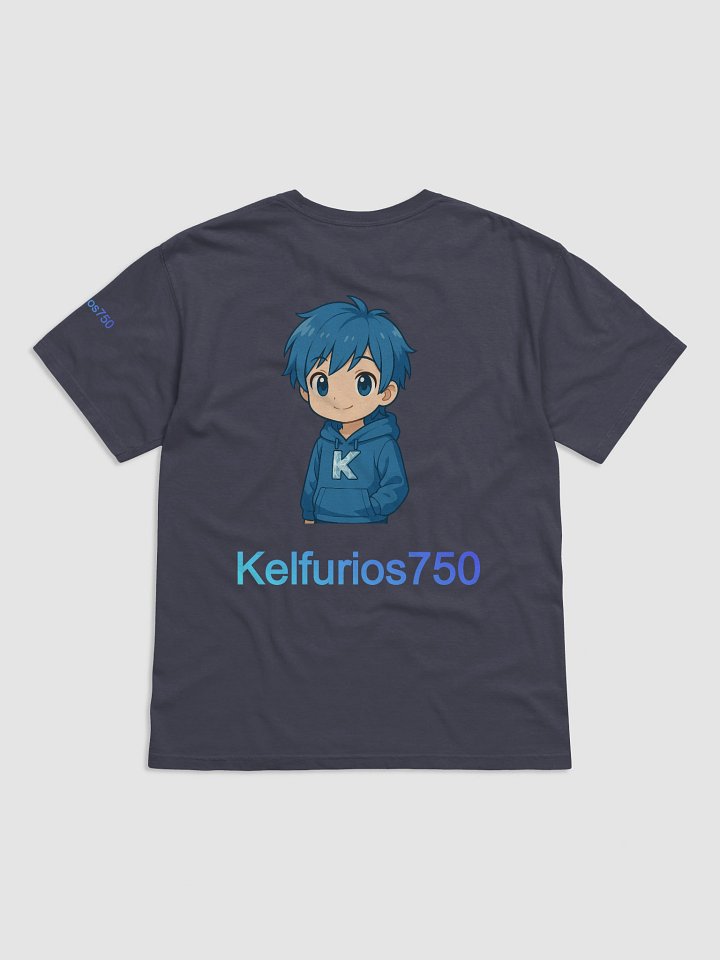 T-Shirt – Navy Blue Kelfurios Print product image (3)