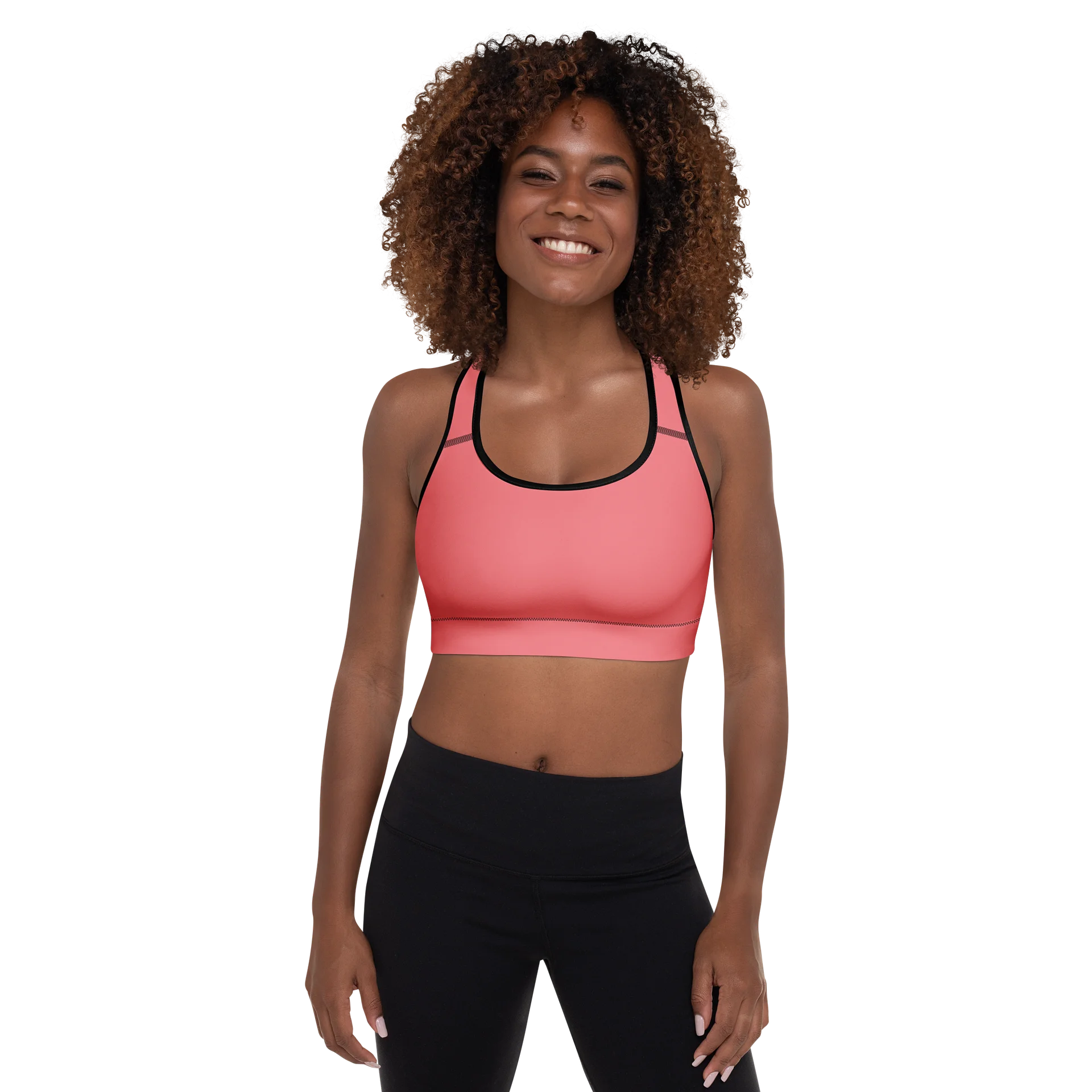 Pink Tu Ritmo Tu Meta — Padded Sports Bra Tranquilo Quieto Brand product image (4)