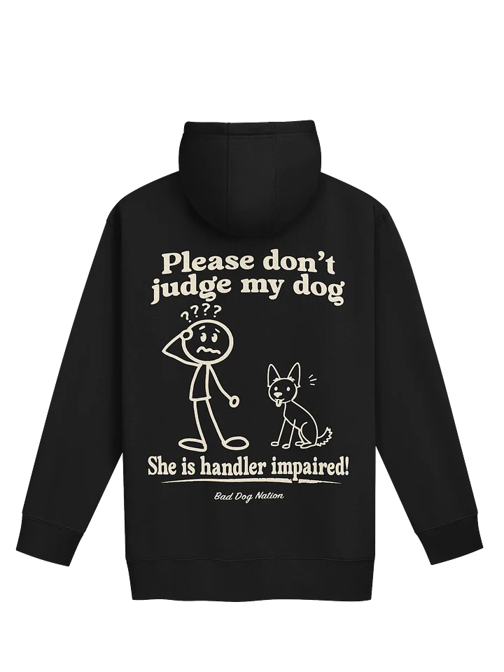 Handler impaired (female dog) - Premium Adult Unisex Hoodie product image (5)