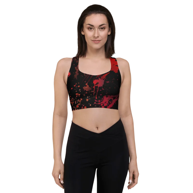 Rogue Splatter Claw Longline Sports Bra product image (1)