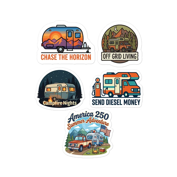 RV Lifestyle Sticker Sheet product image (1)