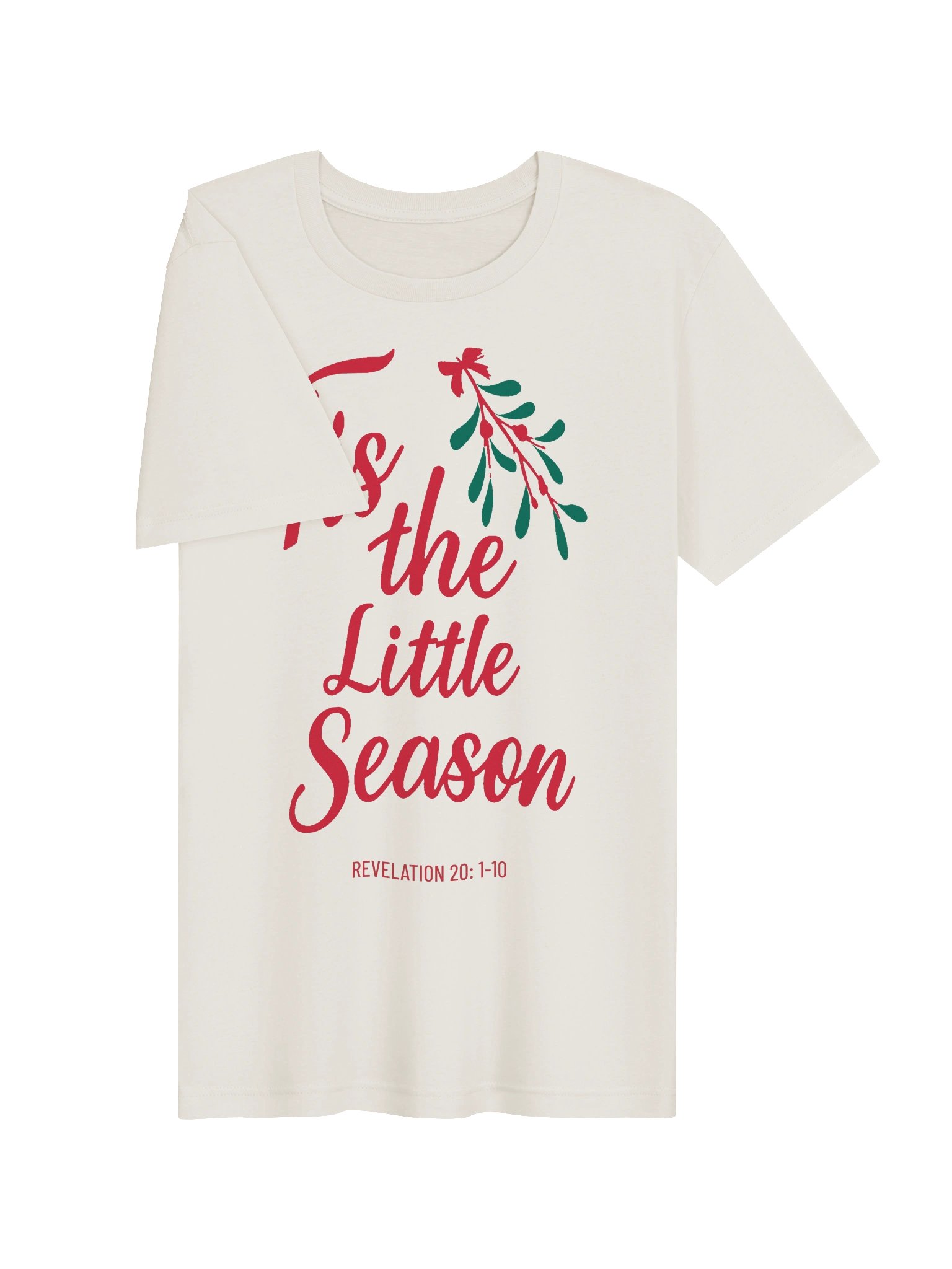 ’Tis the Little Season Mistletoe Christmas T-Shirt product image (3)