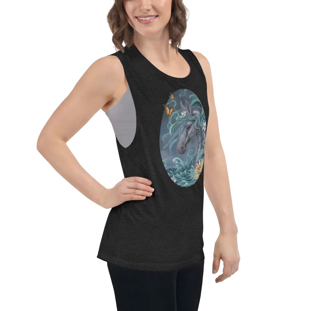 De La Mer - SFA Unicorn Ladies Muscle Tank product image (8)