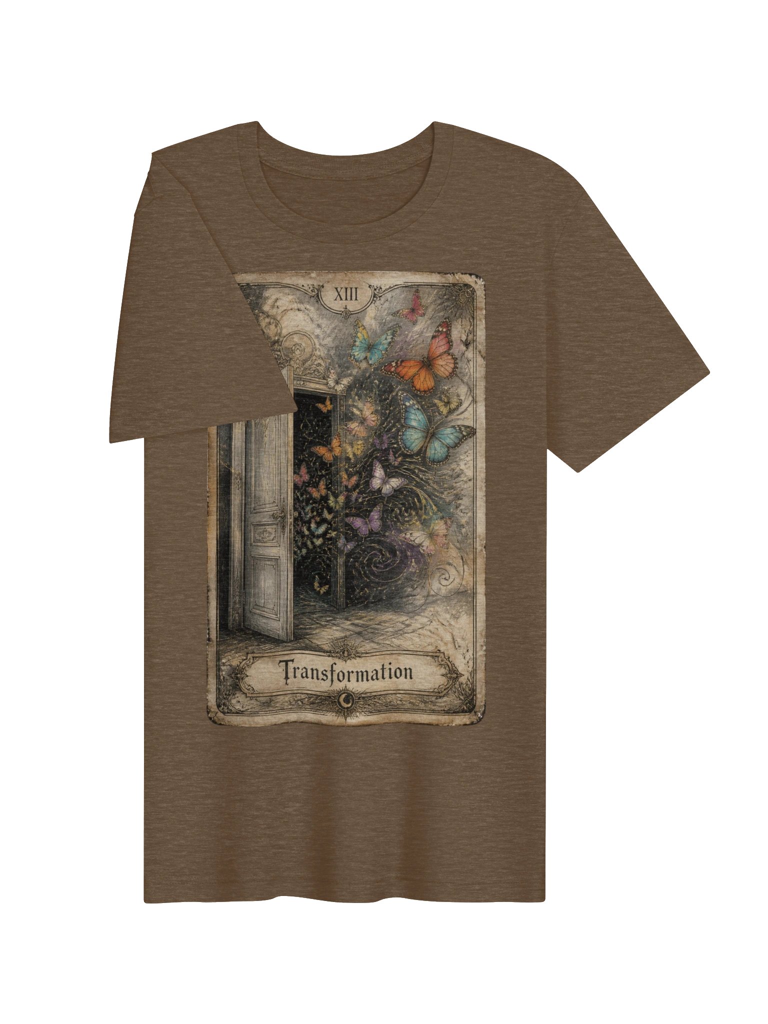 Transformation Tarot Shirt, Death Card Mystical Butterfly Tee product image (4)