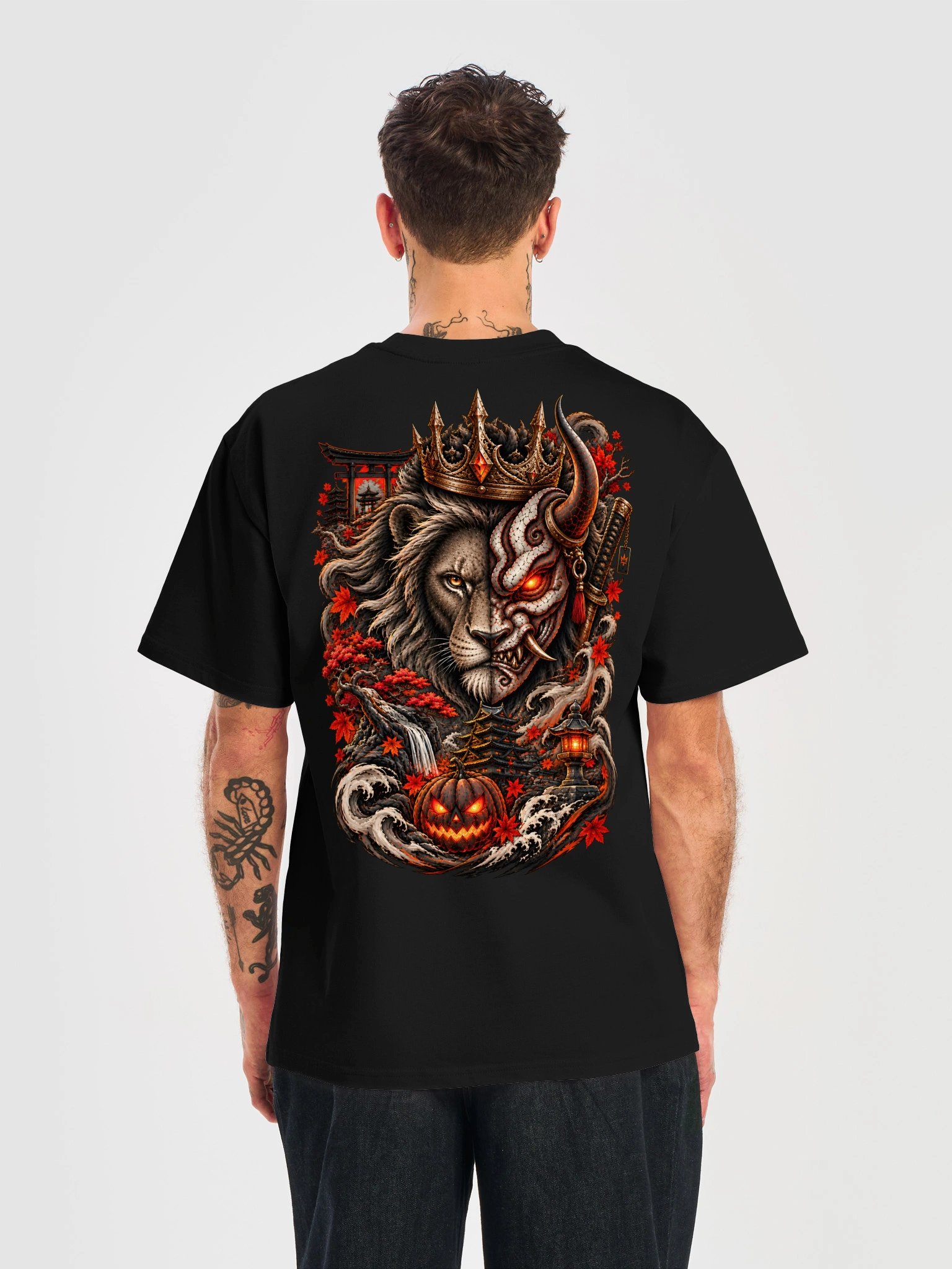 Dark Fantasy Lion T-Shirt product image (6)