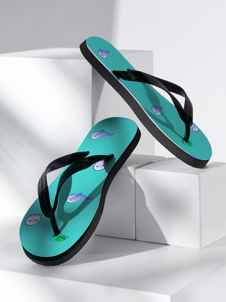 Sea Green Creatures Flip Flop product image (2)