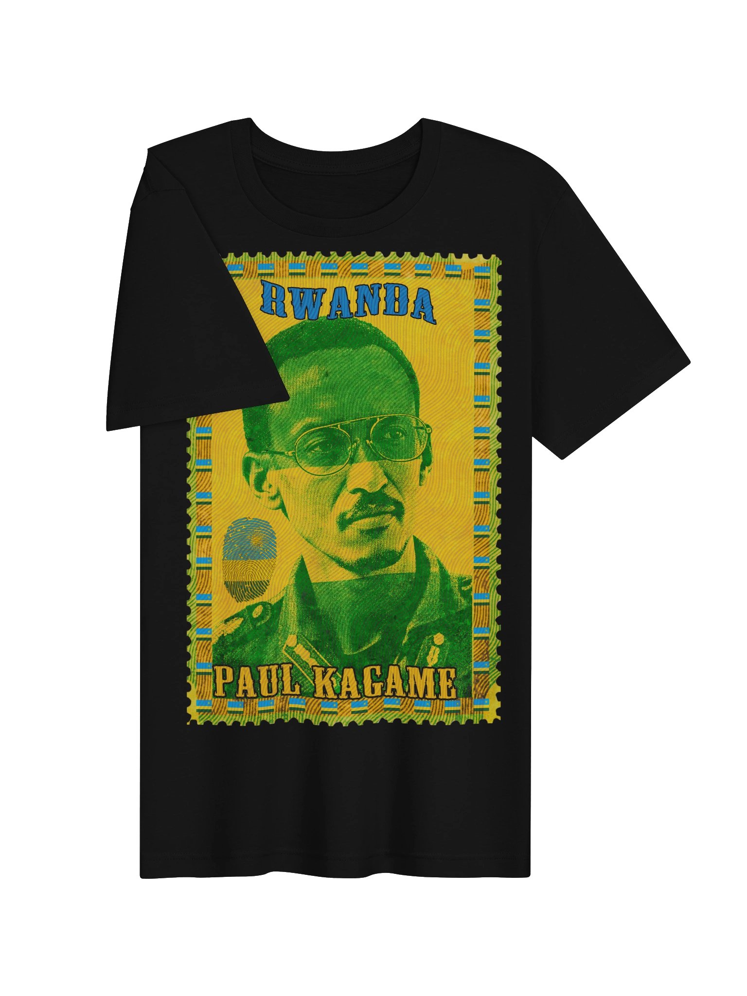 Vintage Postage Stamp of Paul Kagame Rwanda T-Shirt product image (24)
