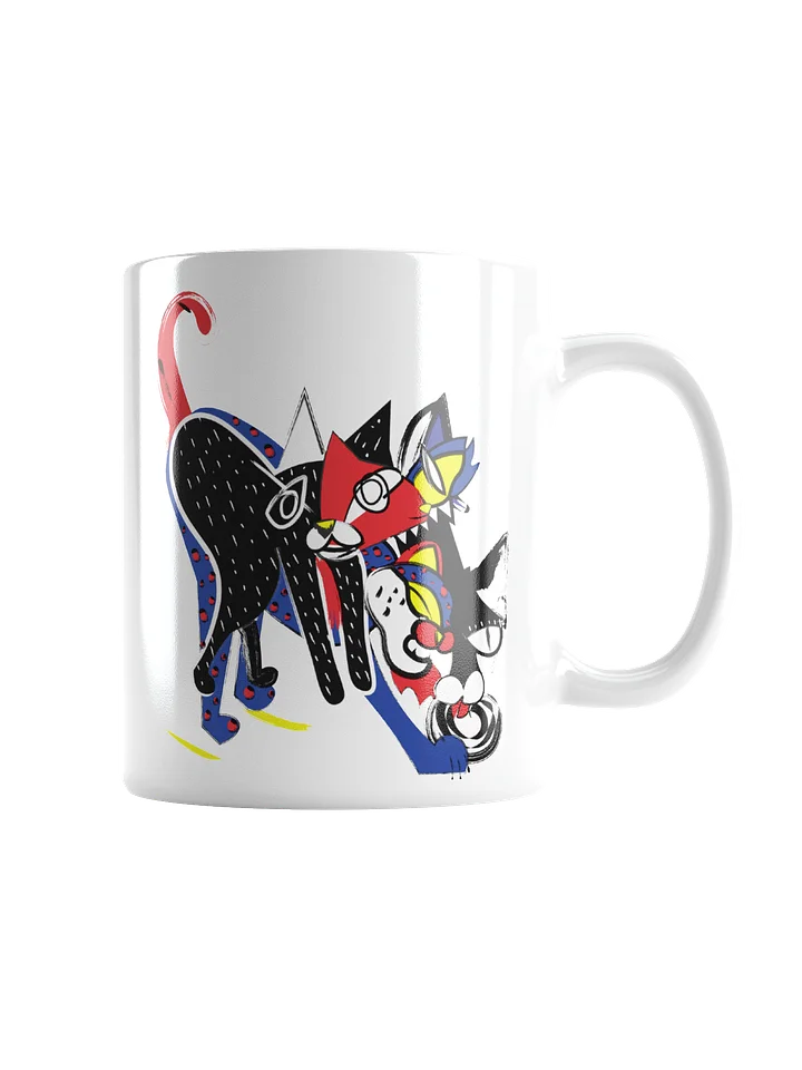 Mug: Kaleido Cat - Primary colors product image (2)