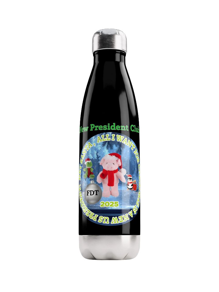 New President Club , Piggy Stainless Steel Water Bottle product image (1)