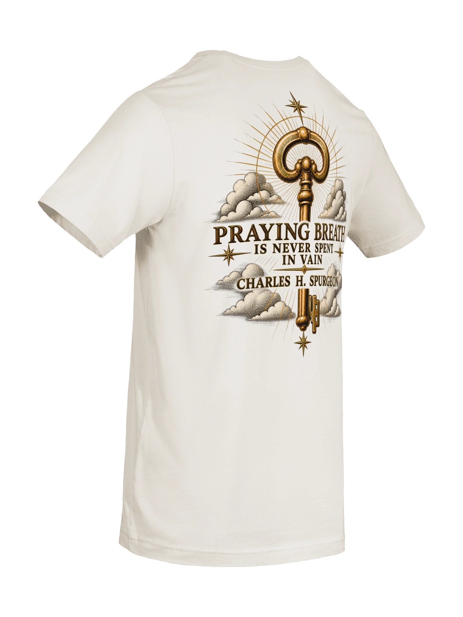 The Golden Key of Prayer | Charles Spurgeon Vintage Christian T-Shirt product image (66)