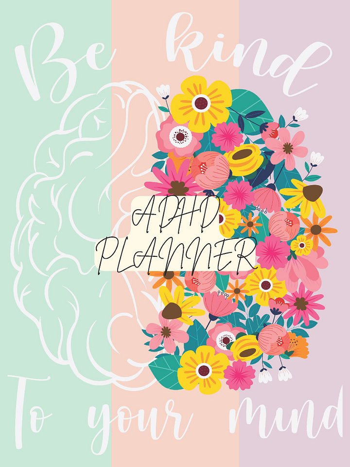 ADHD Printable Planner for Adults product image (1)