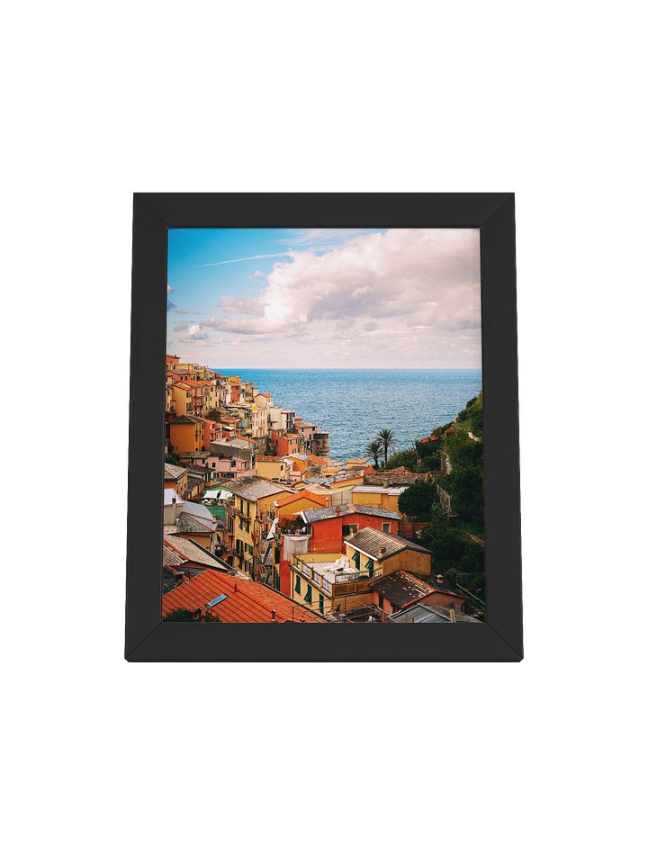 La Vita al Mare- Manarola Dreams, Manarola, Cinque Terre, Italy Framed Matte Poster product image (1)