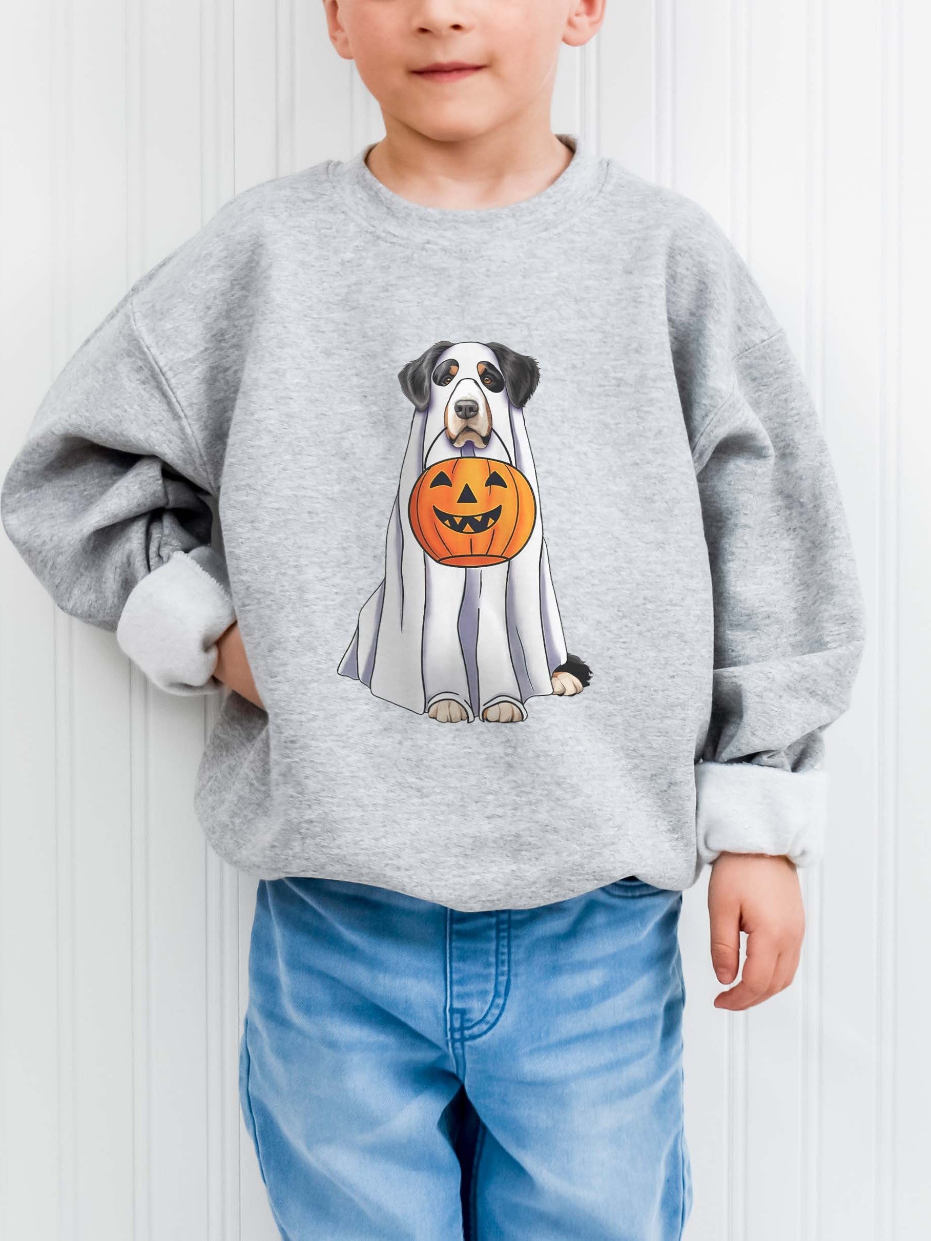 Halloween Bernese Mountain Dog Youth Sweatshirt product image (6)