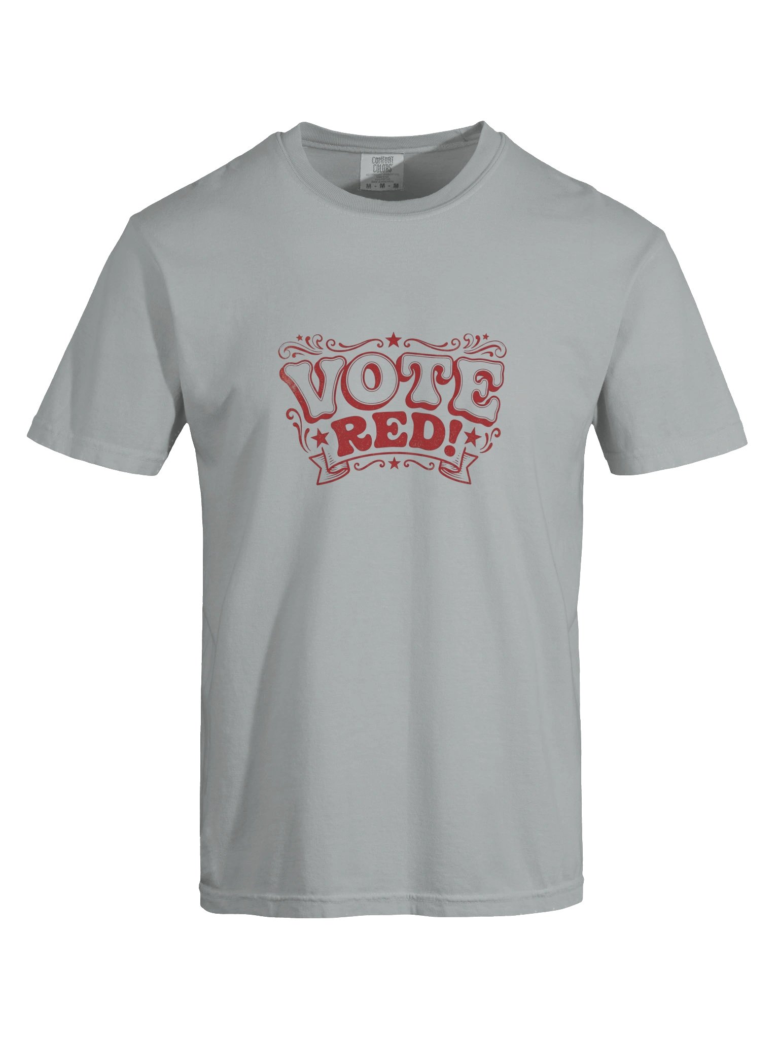 Brazen Candor – Get Your Butt in the Booth! T-Shirt - Gray - Vote Red product image (9)