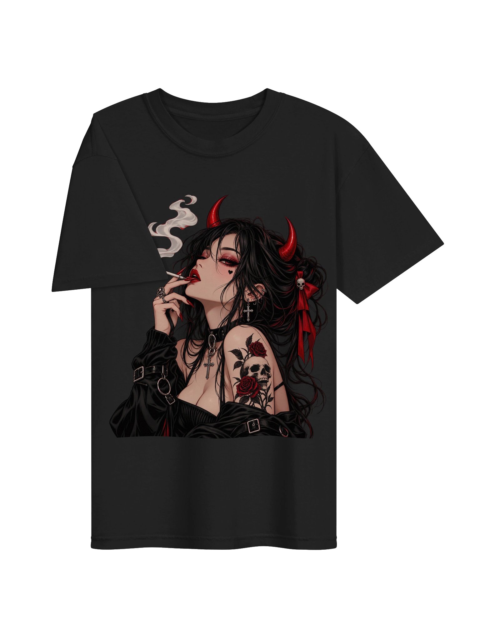 Devil’s Darling — Gothic Demon Girl T-Shirt product image (32)