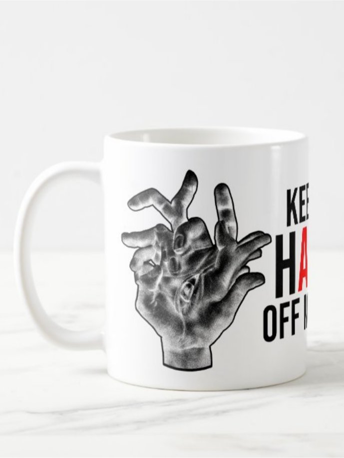 KEEP YOUR HANDS OFF MY ART - Mug benefiting the fight against AI generators product image (3)